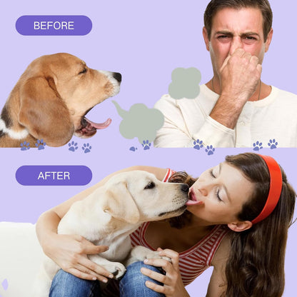 Cat & Dog Dental Cleaning Spray — Removes Tartar Stains, Freshens Breath, Pet Oral Care Spray